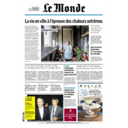 Le Monde papier n° 24429 daté 20 juillet 2023