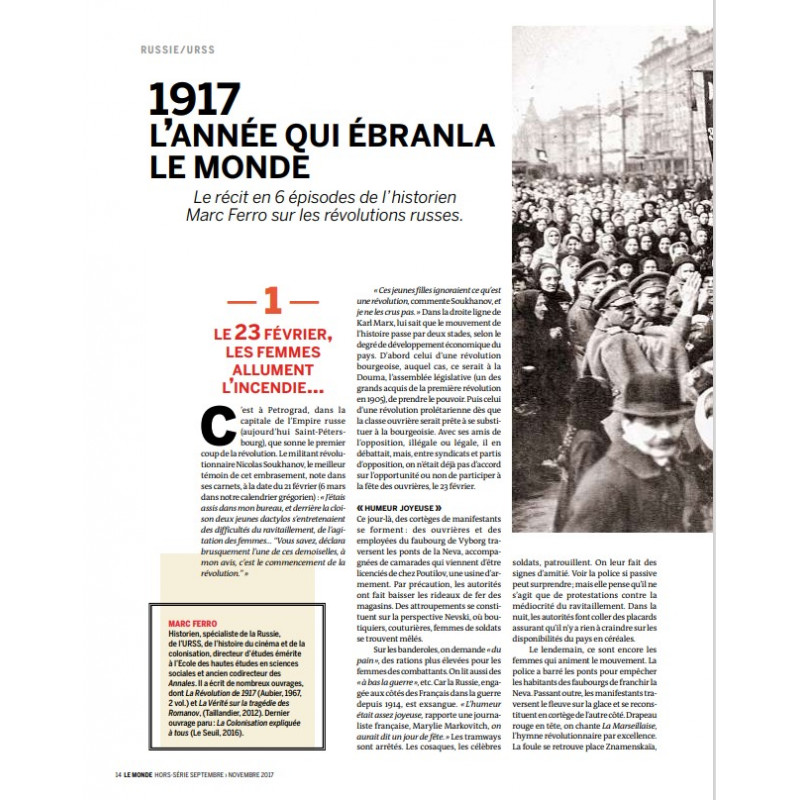 1917, la révolution Russe (version numérique)