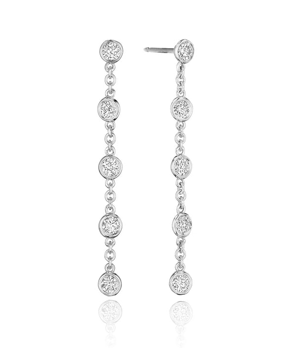 Aura Cascading Diamond Earrings