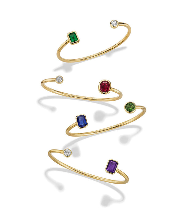 Aura Birthstone Bangle