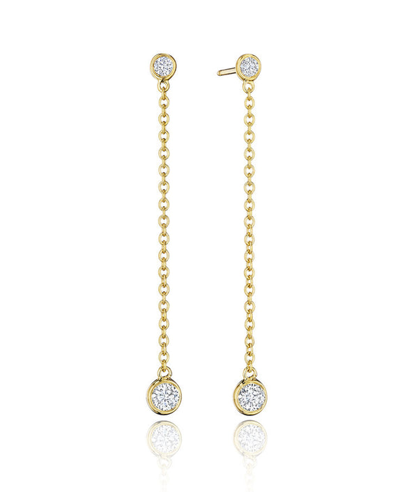 Aura Droplet Diamond Earrings