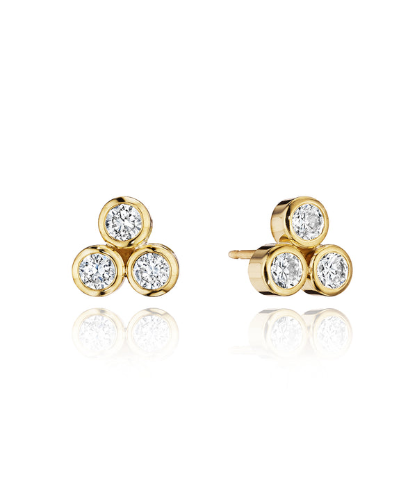 Aura Trio Diamond Earrings