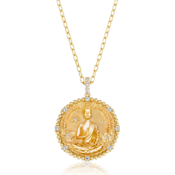 Jumbo Lucky Buddah Medallion