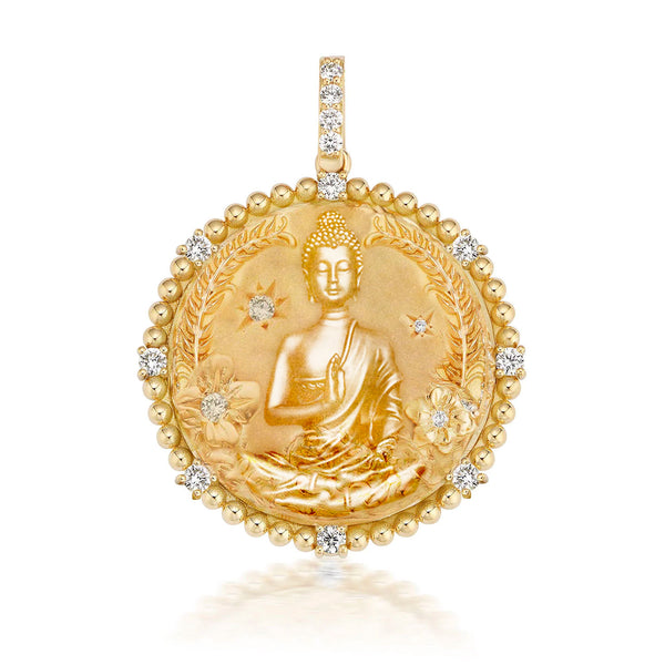 Jumbo Lucky Buddah Medallion