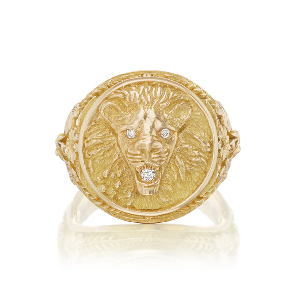 Zodiac Signet Ring, Large