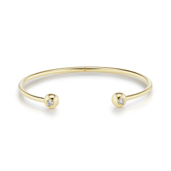 Aura Double Diamond Bangle, Large