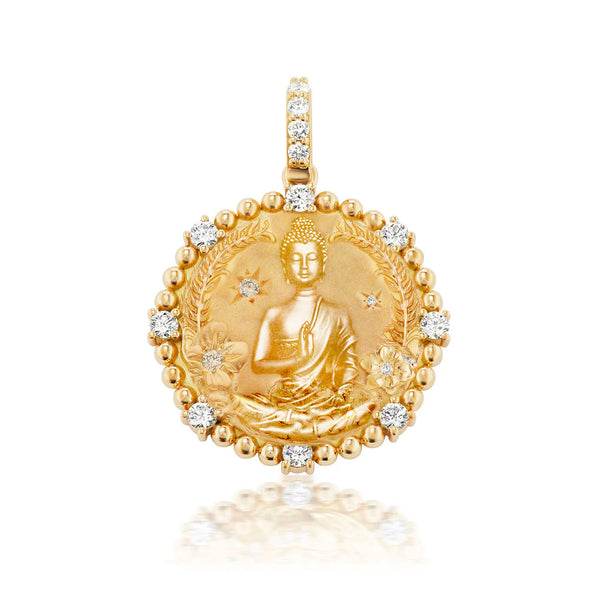 Classic Lucky Buddah Medallion