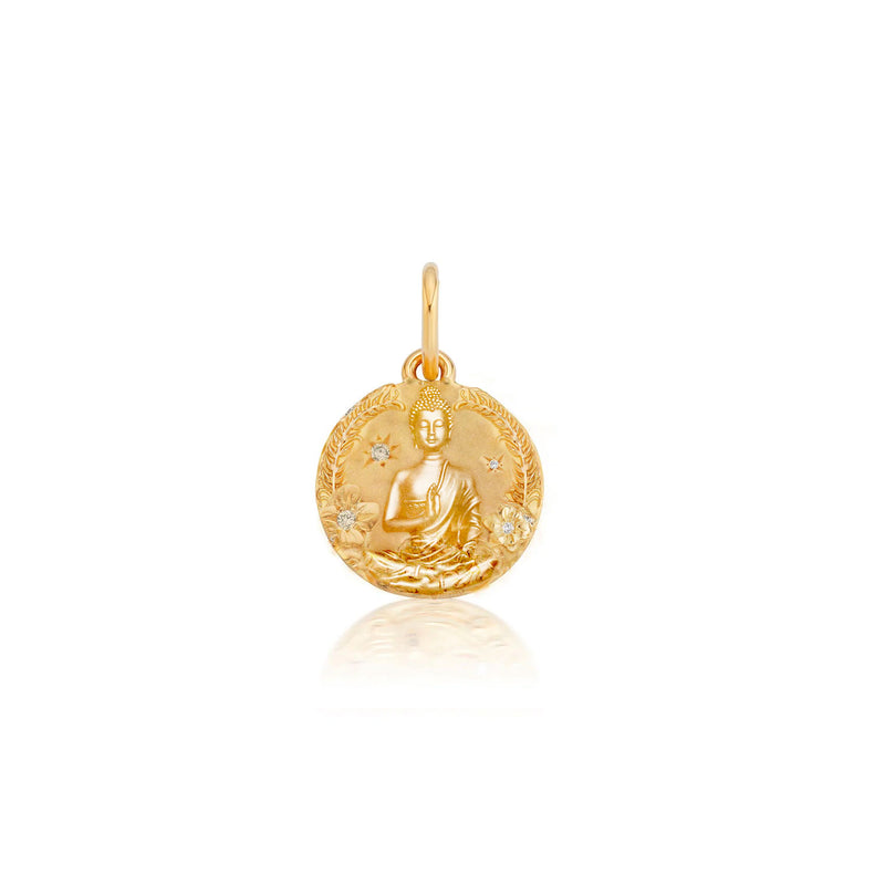 Small Lucky Buddah Medallion