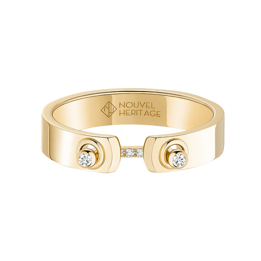 Business Meeting Mood Ring - Yellow Gold - Main Img