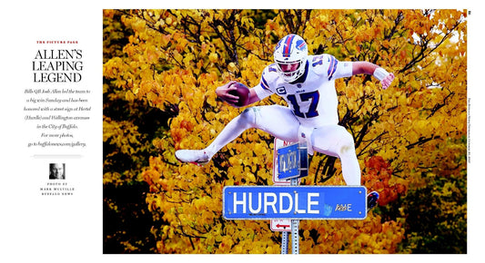 "Allen's Leaping Legend" Buffalo News Poster