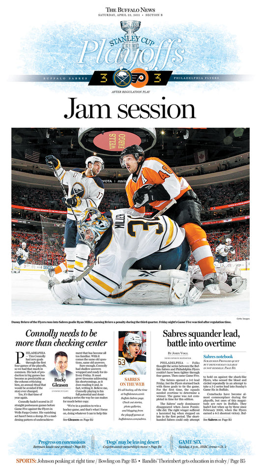 Sabres - Jam Session- Buffalo News Poster