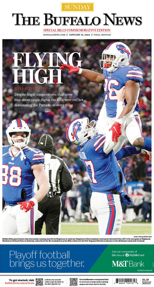 "Flying High" Commemorative Front Page Poster