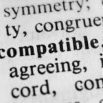 A picture of the word "compatible" in a dictionary
