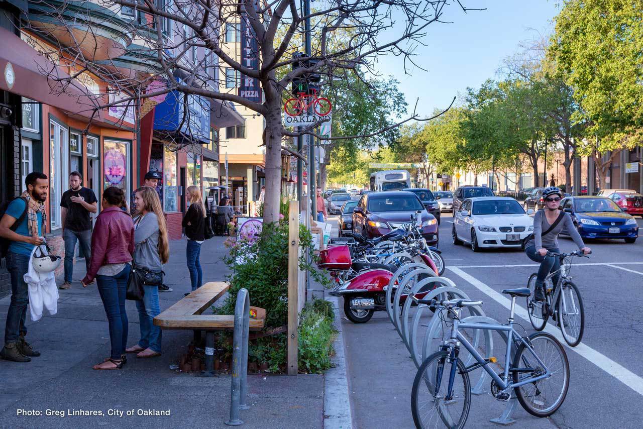 Street Bike Parking