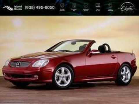 2001 Mercedes-Benz SLK-Class.