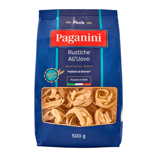 Macarrão Italiano Rustiche Com Ovos Medaglia D´Oro Paganini 500g