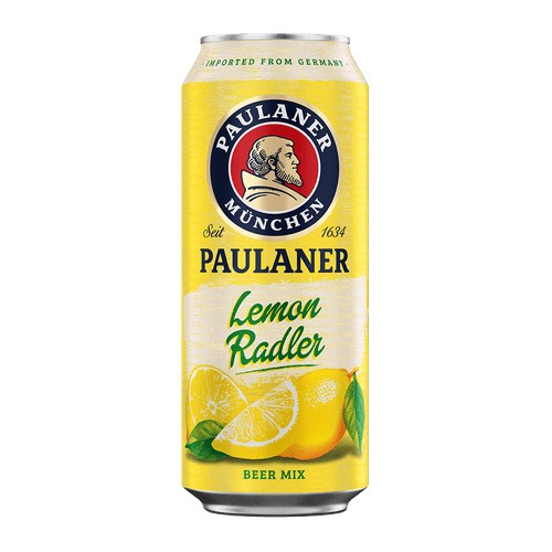 Cerveja Alemã Paulaner Lemon Radler Lata 500ml.