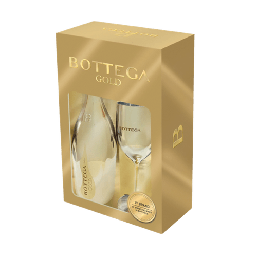 Kit Bottega Gold Prosecco DOC 750ml com Taça de Acrílico