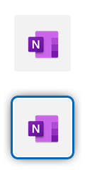 Microsoft OneNote logotips