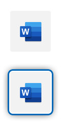 Microsoft Word logotips