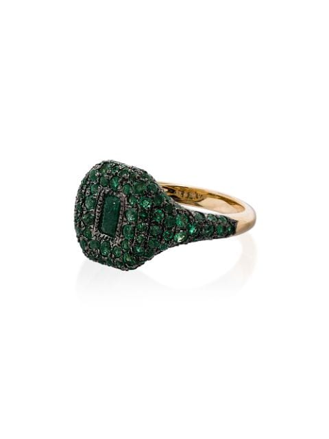 SHAY 18k yellow gold emerald ring