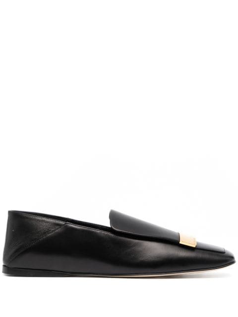 Sergio Rossi square-toe loafers