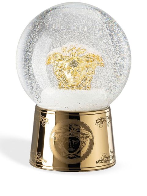 Versace Golden Medusa snow globe