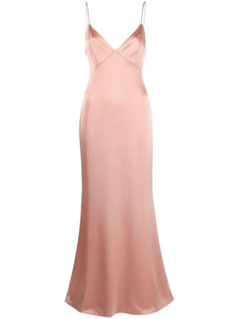 alice + olivia Julietta pleated gown