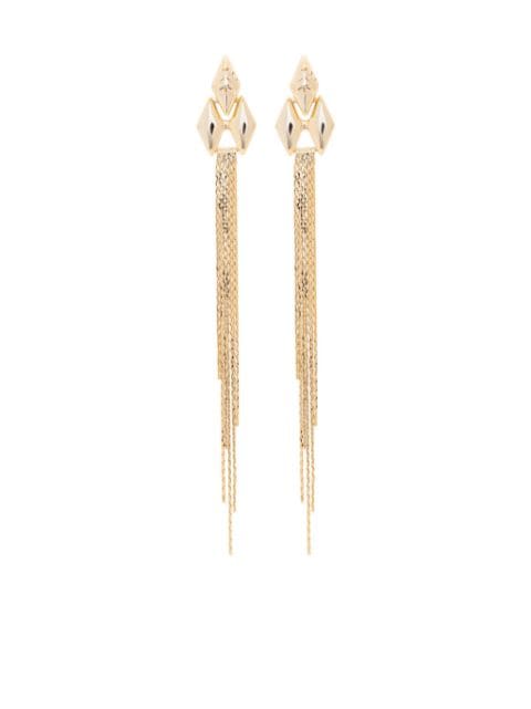 Patrizia Pepe micro Fly geometric-pendant earrings