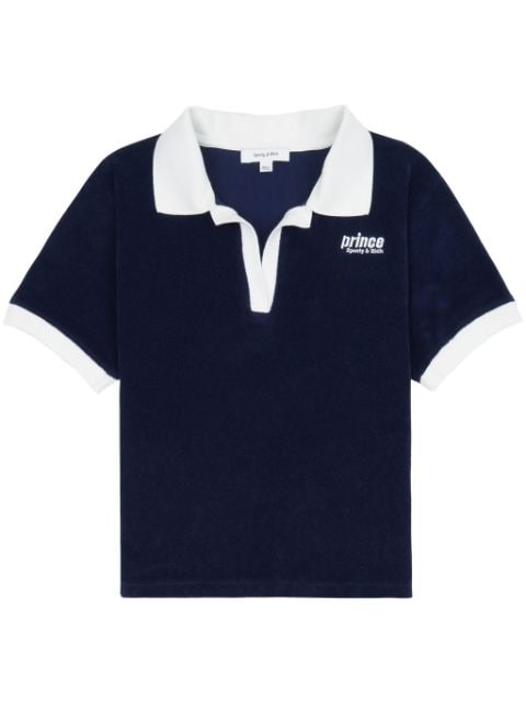 Sporty & Rich Prince Sporty cotton polo shirt