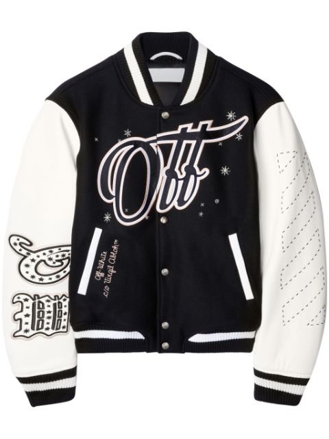 Off-White Wo Bling Stars Collegejacke