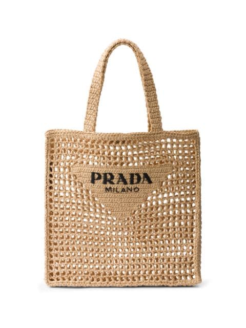 Prada Borsa tote con ricamo