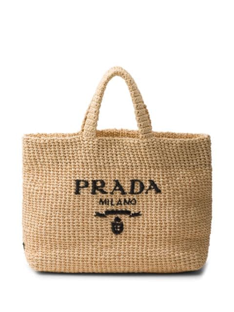 Prada Borsa tote con ricamo