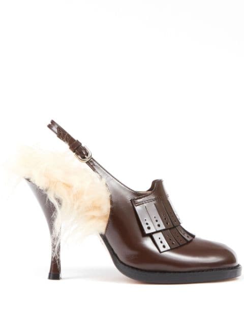 Maison Margiela escarpins Bourgeoise 100 mm en cuir