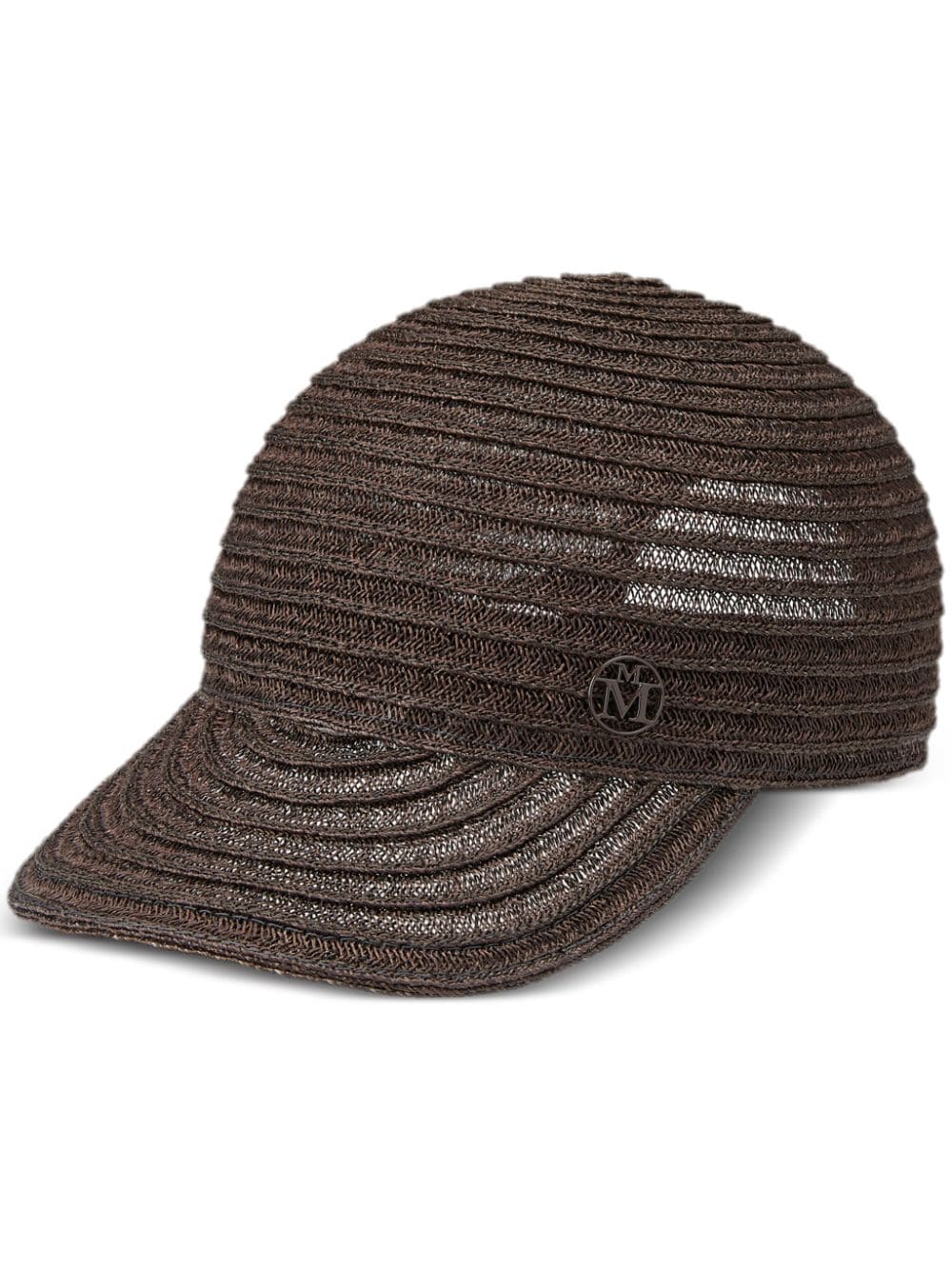 Image 1 of Maison Michel Tiger straw baseball cap