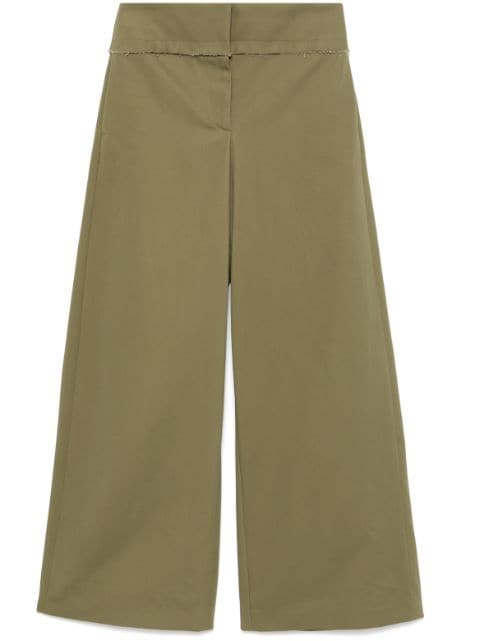 Alexander McQueen Pantaloni a gamba ampia