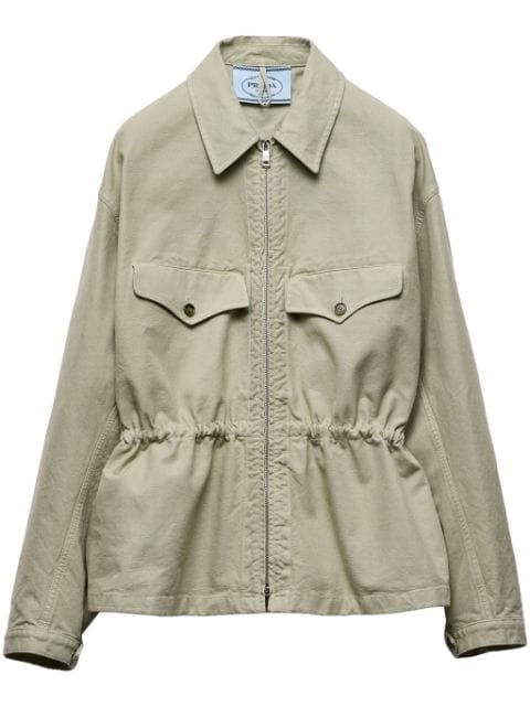 Prada cotton blouson jacket