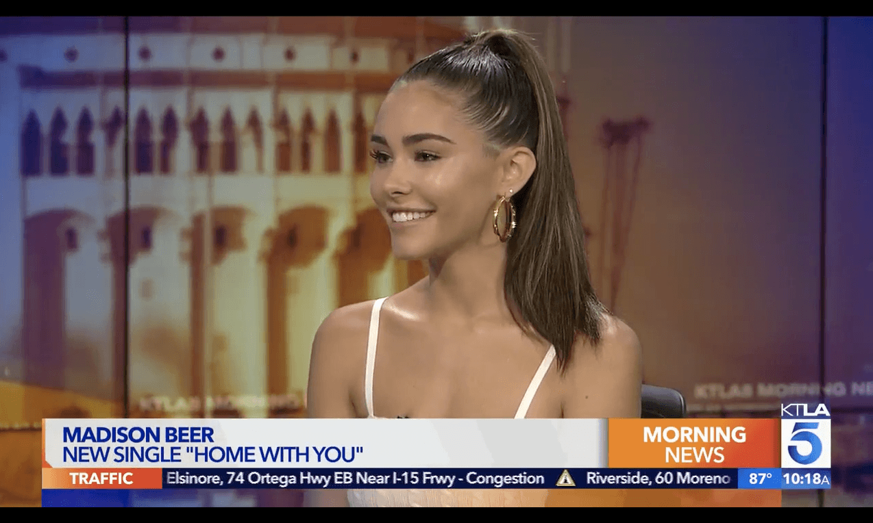 Madison Beer on KTLA