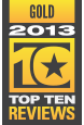 Top Ten Reviews Gold Award 2013