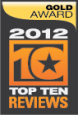 Top Ten Reviews Gold Award 2012