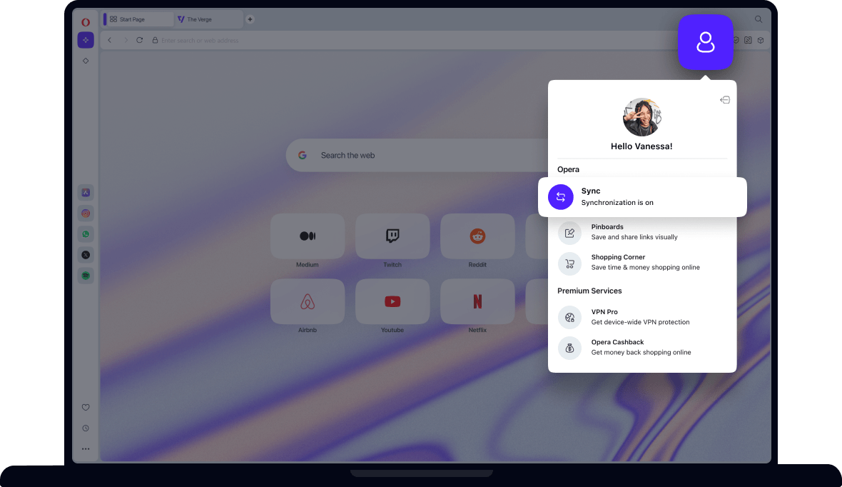 Synchronisez vos navigateurs Opera