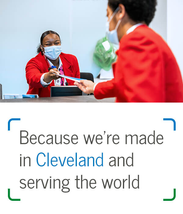 Because we're made in Cleveland and serving the world