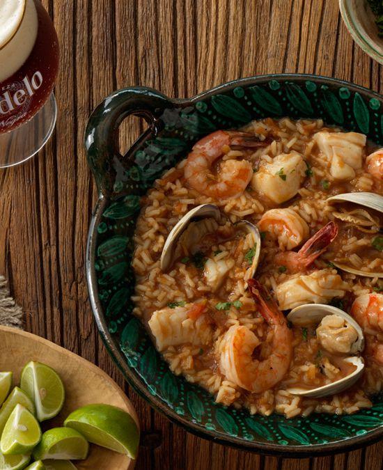 Green Chile Seafood Rice