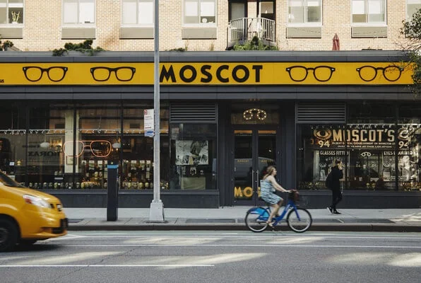 The MOSCOT Union Square Shop exterior