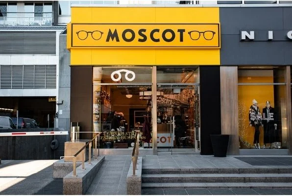 The MOSCOT Toronto Shop exterior