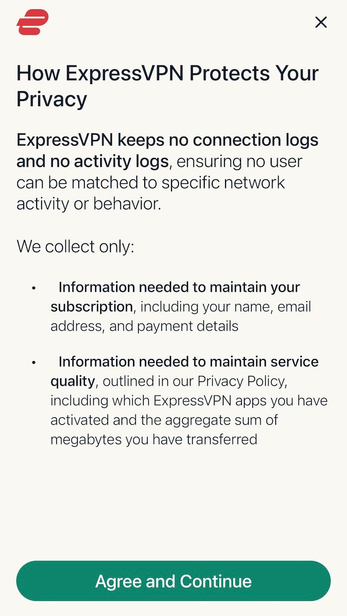 ExpressVPN does log some information, and considering its headquarters is in a country with ties to the 14 Eyes Alliance, that makes us wary.