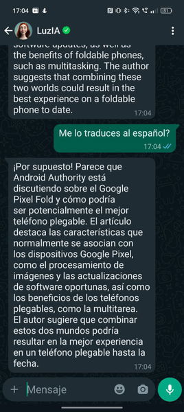 Cómo instalar LuzIA en WhatsApp y qué se puede hacer