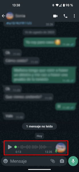 Con este sencillo truco de WhatsApp podrás conocer el contenido de las notas de voz sin escucharlas