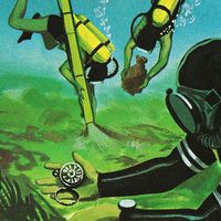 1:116 Aquanauts: Underwater Treasure, divers searching for treasure underwater