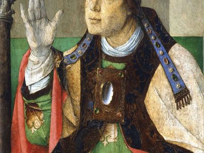 Justus of Ghent: Saint Augustine